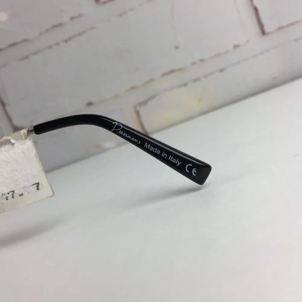 New: Diane Von Furstenberg Sunglasses/ Mirrored Black Rim - Picture 7 of 7